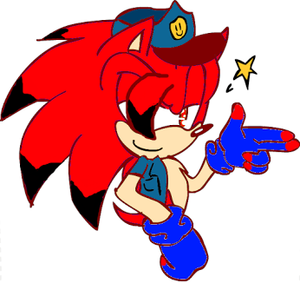 Nexus the hedgehog  - this is a fan art by and if you have google plus follow her on that