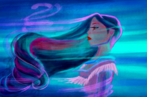  Pocahontas Watercolor