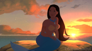  Pocahontas as a mermaid