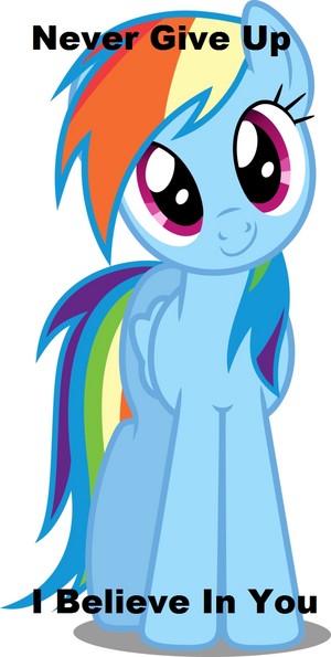 Rainbow Dash Believes In You