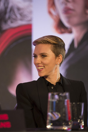  Scarlette Johansson at the Avengers: Age of Ultron UK Press Conference