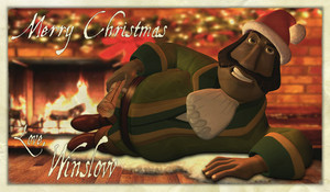  Sexy Winslow Christmas Card!