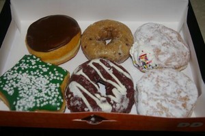 Six Yummy Donuts