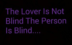  The tình yêu is not Blind