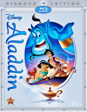  Walt Disney Blu-Ray Covers - Aladdin: Diamond Edition Blu-Ray
