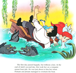  Walt disney Book imágenes - Flotsam, Jetsam, Prince Eric & Princess Ariel