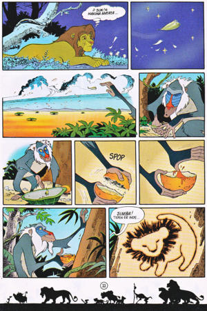  Walt डिज़्नी Movie Comics - The Lion King (Danish Edition)