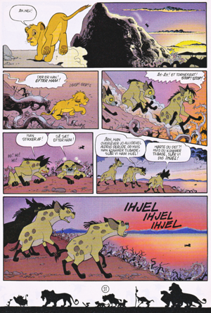  Walt disney Movie Comics - The Lion King (Danish Edition)