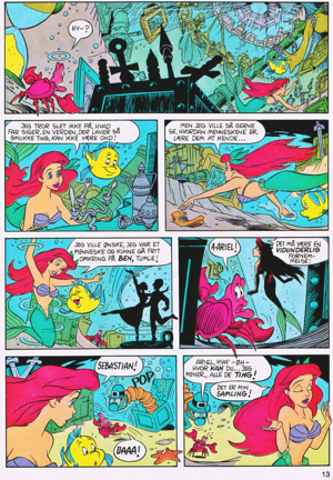  Walt disney Movie Comics - The Little Mermaid (Danish Edition)