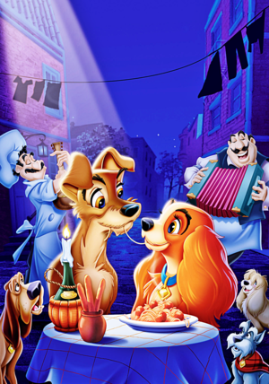  Walt 迪士尼 Posters - Lady and the Tramp