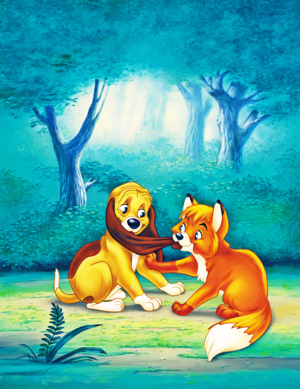  Walt disney Posters - The rubah, fox and the Hound
