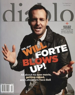  Will Forte on the cover of Diablo Magazine - April 2010