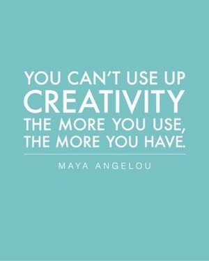  You Can't Use up Creativity