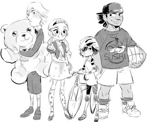  Young Fred, Honey, GoGo and Wasabi