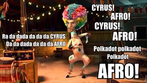 afro cyrus