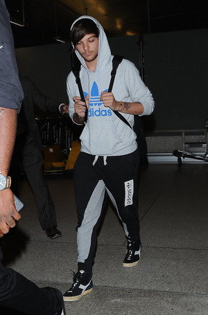                  Louis arriving at LAX