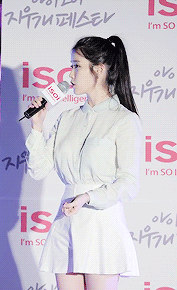  150515 IU at ISOI Hongdae event