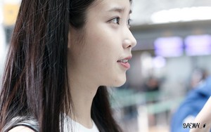  150615 IU at Incheon Airport Leaving for GuangZhou, China