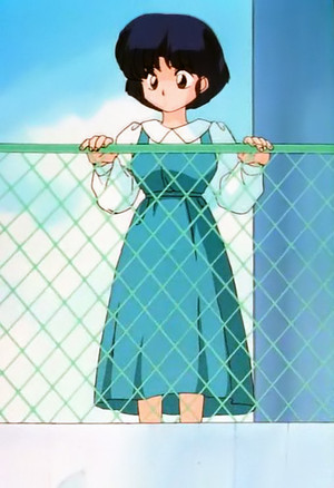  Akane with her school uniform