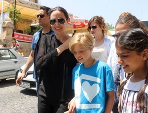 Angelina Jolie in Mardin, Turkey