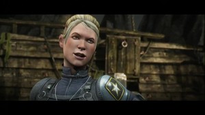  Cassie Cage, daughter of Johnny Cage and Sonya Blade