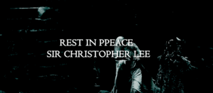 Christopher Lee ☆