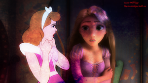  灰姑娘 and Rapunzel
