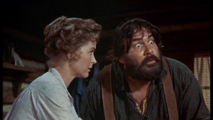  Dorothy McGuire as Katie Coates and Jeff York as Bud Searcy in Old Yeller