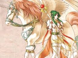  Elincia with Pegasus