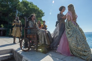  Ellaria and Doran with Sand Snakes and Myrcella