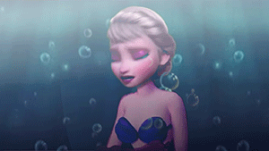  Elsa as a mermaid