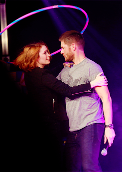 Jensen and Felicia Day