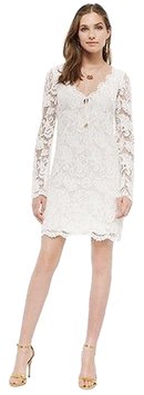  Juicy Couture White অ্যাঞ্জেল Scallop Dress
