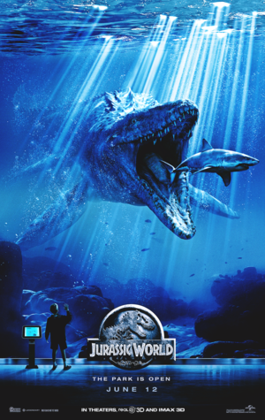  Jurassic World Posters - The Mosasaurus