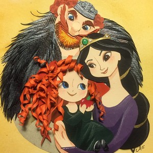  Merida, Elinor and Fergus