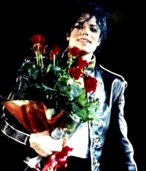  Michael with गुलाब