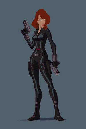  Odette from The cygne Princess as Black Widow