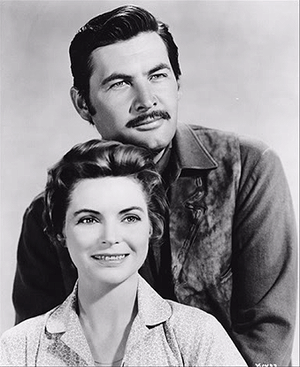  Old Yeller Portrait - Fess Parker and Dorothy McGuire