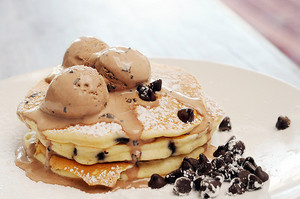  pancakes, pancake and Ice Cream