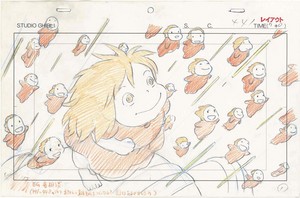  Ponyo on the Cliff sejak the Sea Concept Art