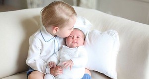  Prince George and Princess charlotte
