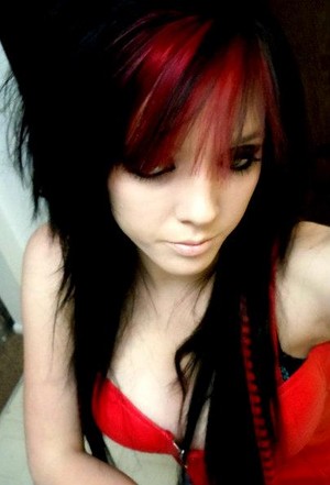  Red and Black hair