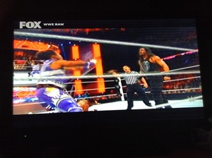  Roman Reigns vs. Kofi Kingston at wwe Raw