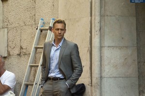 Tom filming The Night Manager