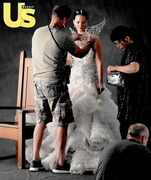 US Weekly - Behind the Scenes - Catching Fire