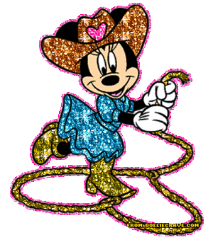  Walt Disney Clipart - Sparkly Minnie muis