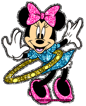  Walt Disney Clipart - Sparkly Minnie tetikus