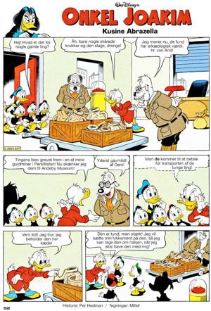  Walt ディズニー Comics - Scrooge McDuck: Cousin Abrazella (Danish Edition)