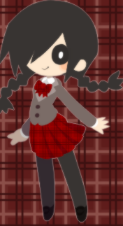 Yonaka in her school uniform