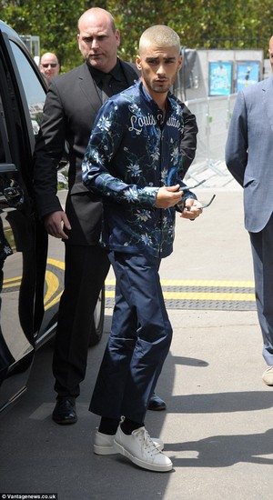  Zayn at Louis Vuitton menswear 显示